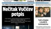 OVO JE VEĆ PATOLOGIJA: Bolesna kampanja crnogorskih ustaša protiv Vučića (FOTO)
