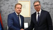 ZAHVALAN SAM PREDSTAVNICIMA EU Vučić sa Sorensenom: Srbija ostaje pouzdan i konstruktivan partner