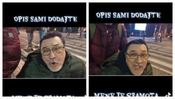 ДАБОГДА ИМ ДЕЦА ПОЦРКАЛА ОД РАКА Новинар-блокадер са РТС-а куне грађане у Ћациленду (ВИДЕО)