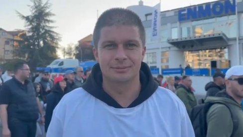 ПОСТАВИЛИ СМО ДОМАЋИ ЗАДАТАК ЗА СЛОГУ И ЈЕДИНСТВО: Порука Србина са Космета који пешачи до Новог Сада (ВИДЕО)