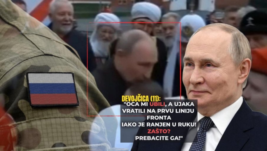 НЕЗГОДНО Девојчица пресрела Путина, он одговорио: Зашто? Оца ми убили, а ујака вратили на прву линију фронта иако је рањен!