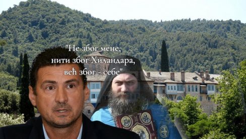 VANJA GRBIĆ NA HILANDARU NAŠAO SMISAO Duhovnik mu je iguman Metodije: Bog sve namesti, kao kad nađete ljubav života - jednostavno osetite