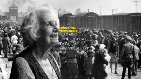 ПРЕЖИВЕЛА ХОЛОКАУСТ, САД ИЗВРШИЛА АСИСТИРАНО САМОУБИСТВО Породица добила мејл: Док ово читате, тата и ја смо већ мртви