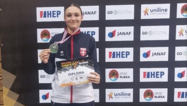 МИЛА САЛАПУРА ВИЦЕШАМПИОНКА БАЛКАНА У РИЈЕЦИ