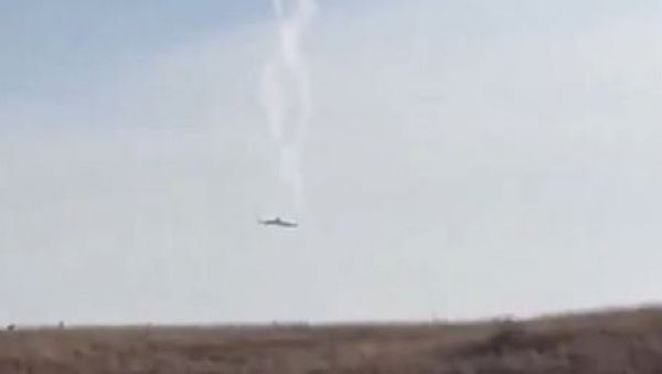 СРУШИО СЕ ТУРСКИ АВИОН У ГРУЗИЈИ: Муњевито се сурвао са неба, па треснуо о земљу (ВИДЕО)