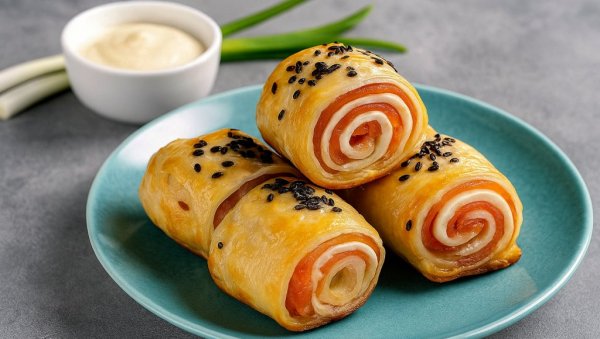 РОЛНИЦЕ СА СЛАНИНОМ У ТОРТИЉИ: Хрскаво, кремасто и неодољиво у сваком залогају!