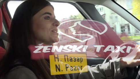 ОВО ИМА САМО У СРБИЈИ: Мелиха вози Женски такси - у њега могу да уђу само жене и деца (ВИДЕО)