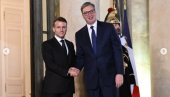 VUČIĆ SE SASTAO SA MAKRONOM: Predsednik Srbije se uskoro obraća javnosti