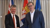 VUČIĆ SA BRITANSKIM SAVETNIKOM ZA NACIONALNU BEZBEDNOST: Dijalog i razumevanje najbolji put za prevazilaženje izazova