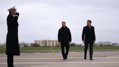 ЗЕЛЕНСКИ У ПОСЕТИ ФРАНЦУСКОЈ: Потписан споразум у војној бази у Вилакублеу