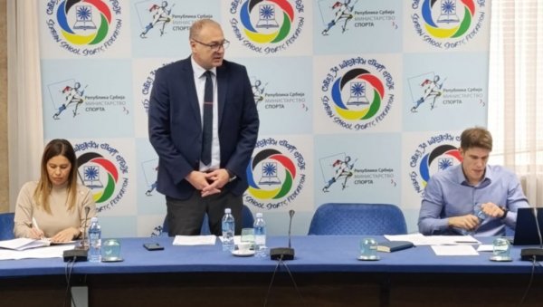 ЈЕДНОГЛАСНО! Танасковић и даље на челу Школског спорта Србије