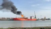 MOĆAN UDAR NA LUKU IZMAIL Ruski dron zapalio ukrajinski tanker sa američkim LNG: Naređena evakuacija sa obe strane Dunava (VIDEO)