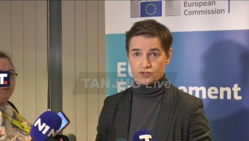 ANA BRNABIĆ SE OBRAĆA IZ BRISELA: Da ostavimo razlike po strani, jedino ako radimo svi zajedno možemo da otvorimo klastere (VIDEO)