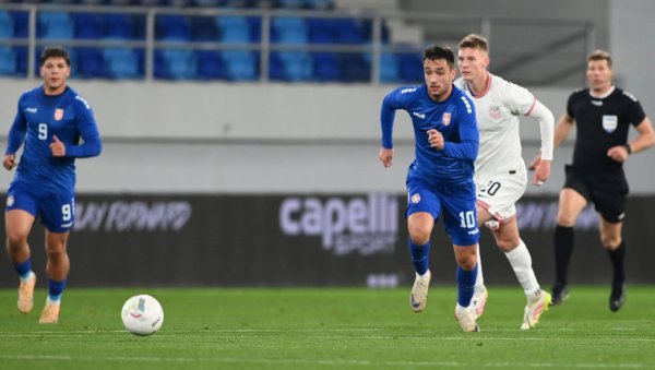 ПАЛА ЈЕ АМЕРИКА ПРЕД СРБИЈОМ! Орлићи голом Влаховића срушили САД