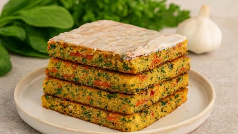 PROTEINSKA PROJA IZ TIGANJA: Brza mini slana tortica