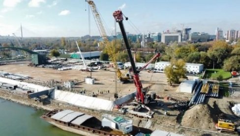 IZ KINE STIGLI PRVI DELOVI ZA NOVI MOST PREKO SAVE Mali: Uskoro ćemo moći da vidimo obrise novog simbola Beograda