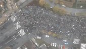 TOTALNI DEBAKL BLOKADERA U BEOGRADU: Snimak dronom, evo koliko ih se tačno okupilo (VIDEO)