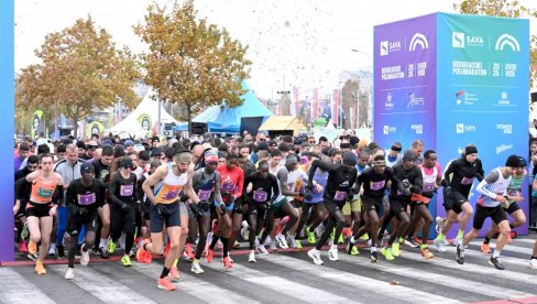 ISTORIJSKA TRKA U PRESTONICI SRBIJE: lzan Bibić pobedio na Beogradskom polumaratonu i oborio državni rekord