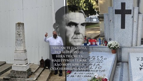 SVEŠTENIK SAKRIO SRPSKI KAMEN U GROB PAVELIĆA: Nisam pljunuo,pogani izrode! Da ti smeta naš grumen težak kao more krvi i suza nevine čeljadi