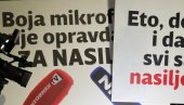 PROTEST NOVINARA PROTIV NASILJA NAD NOVINARIMA: Nasilje nije ok!