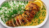 PILETINA SA BELIM LUKOM I SENFOM U AROMATIČNOM SOSU SA PIRINČEM: Zdrav i lagan mediteranski obrok