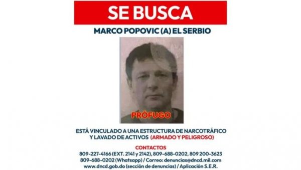 СРБИН НАЈТРАЖЕНИЈИ БЕГУНАЦ НА ДОМИНИКАНИ: За Марком Поповићем расписана хитна потерница