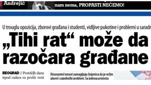 DANAS PRIZNAO: Totalni rat opozicije, plenumaša i zborova oko fotelja