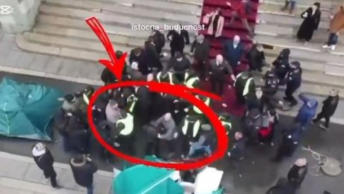 LICE MRŽNJE: Blokaderima i opoziciji šatori nisu smetali da uđu u Skupštinu -  Tako bi oni vodili državu! (VIDEO)