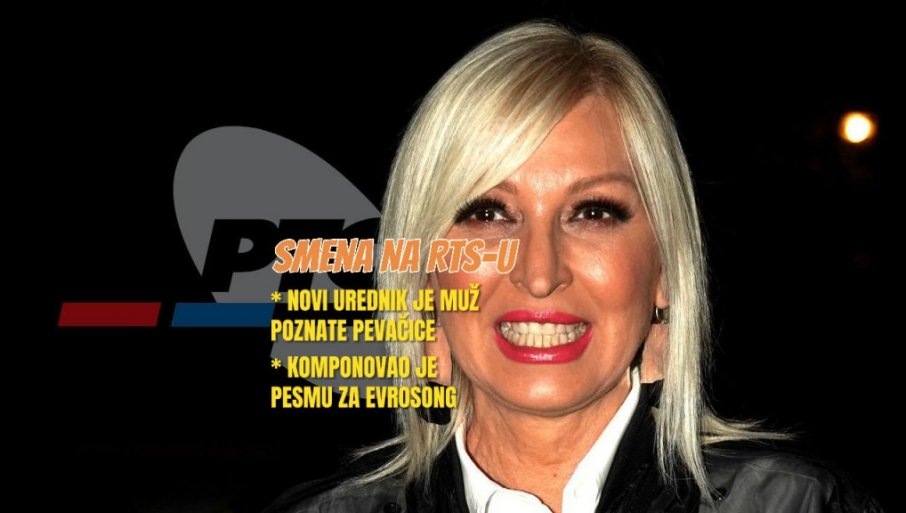 ОЛИВЕРА СМЕЊЕНА: Нови уредник на РТС - муж познате певачице, дуго је на јавном сервису