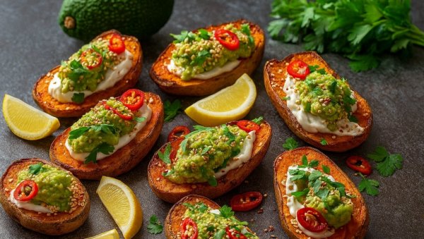 ПЕЧЕНИ СЛАТКИ КРОМПИР СА АВОКАДОМ: Јело које спаја традиционалне и модерне укусе