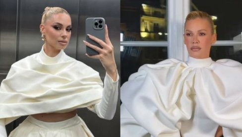 MODNI OKRŠAJ KAKAV SKORO NISMO VIDELI NA DOMAĆOJ SCENI: Sara Jo i Nataša Bekvalac u avangardnim izdanjima! (FOTO, VIDEO)