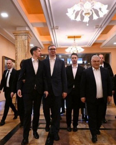 УВЕРЕН САМ ДА ЋЕ СТАБИЛНО И ИСКРЕНО ПРИЈАТЕЉСТВО СРБИЈЕ И МАЂАРСКЕ НАСТАВИТИ ДА ДОНОСИ ДОБРОБИТ Вучић са Орбаном у Винарији Звонко Богдан