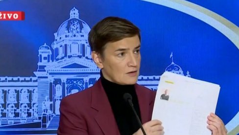 BRNABIĆ ODGOVARA NA LAŽI MARINIKE TEPIĆ: Vučića i njegovu porodicu optužuju oni koji su sinonim za korupciju