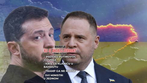 KO JE JERMAK? Biografija desne ruke Zelenskog: Psovao Putinovog čoveka, Tramp ga ne miriše - kriv za klanicu u Bahmutu i hiljade mrtvih