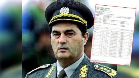 EKSKLUZIVNO - URANIJUM I TEŠKI METALI OTKRIVENI U TKIVU GENERALA PAVKOVIĆA: Iz italijanske laboratorije stigli rezultati analiza (FOTO)