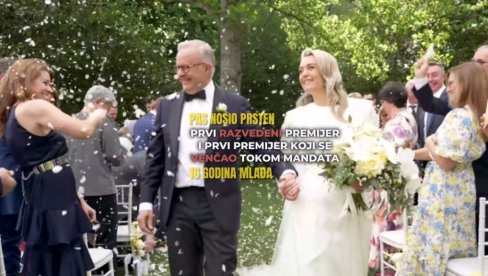 ОЖЕНИО СЕ ПРВИ РАЗВЕДЕНИ ПРЕМИЈЕР Заволели се одмах после краха брака дугог 2 деценије - имају и сина