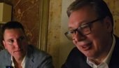 VUČIĆ SA ROĐENDANSKE PROSLAVE SINA DANILA: Hvala ljudima na ogromnoj podršci u Negotinu, Sečnju i Mionici - do konačne pobede (VIDEO)