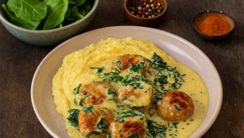 PILEĆE ĆUFTE U KREMASTOM SOSU OD SPANAĆA: Jelo koje spaja kremastu raskoš i zdrave ukuse