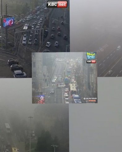ХАОС НА УЛИЦАМА БЕОГРАДА ЗБОГ МАГЛЕ: Колапс на Аутокомади, на мото-путу и Панчевцу скоро па немогућа видљивост