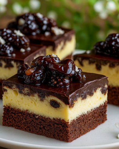 КРЕМАСТО САВРШЕНСТВО: Чоколадна ванила торта са глазуром од шљива