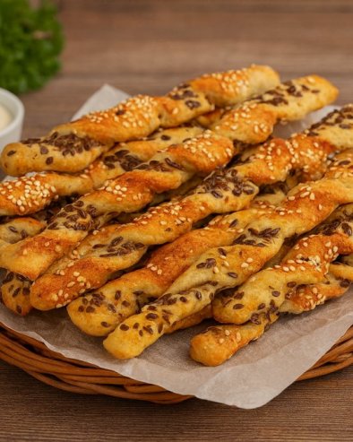 ПОСНИ СПИРАЛНИ ШТАПИЋИ: Рецепт за брзо и једноставно посно предјело