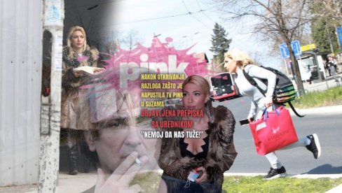 NAKON HAOSA ISPRED TV Objavljena prepiska sa urednikom nakon što je otkriveno zašto je napustila Pink u suzama: Nemoj da nas tuže! (FOTO)