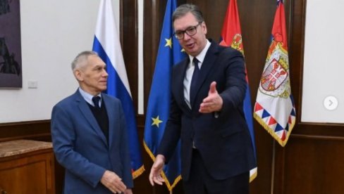 VUČIĆ I HARČENKO: Razmotrili smo zajedničke projekte, posebno iz oblasti energetike