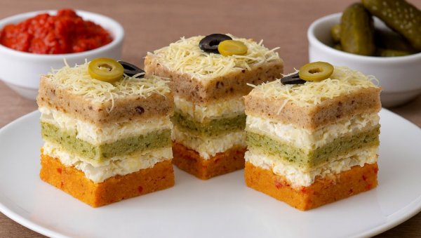 ПОСНА СЛАНА ТОРТА: Рецепт за укусну шарену посну торту