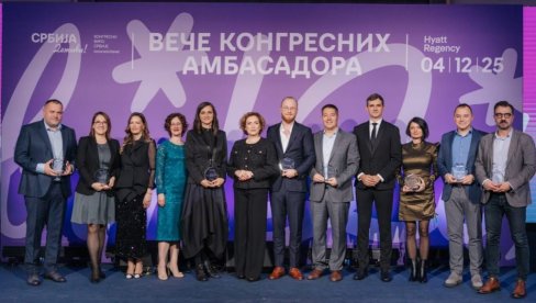 NAŠA ZAJEDNICA JAČA IZ GODINE U GODINU: Kongresni biro TOS obeležio jubilej i predstavio osmoro novih ambasadora