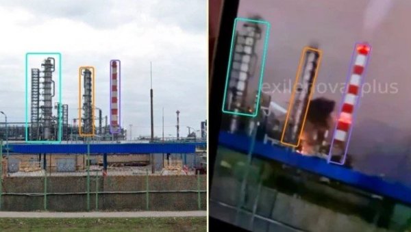 БРУТАЛАН НАПАД УКРАЈИНЕ НА РАФИНЕРИЈУ РОСЊЕФТА: Удар на једно од најбитнијих постројења (ФОТО/ВИДЕО)