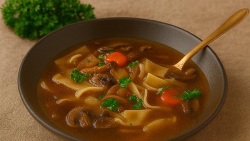 ČORBA OD PEČURAKA SA REZANCIMA: Odličan recept za posnu čorbu