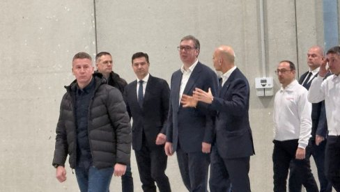 Predsednik Vučić na otvaranju fabrike Ariston Cimate Solutions u Nišu