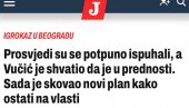 ДАНАС И ЈУТАРЊИ ЗАЈЕДНО ТУГУЈУ: Протести су се потпуно испухали, Вучић схватио да има предност! (ФОТО)