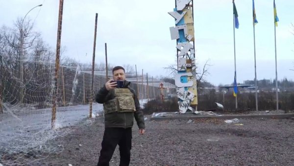 КУПЈАНСК ПРЕД ПАДОМ? Храбар потез Зеленског: Председник Украјине снимио видео на улазу у Купјанск и поручио „Хвала вам, момци“